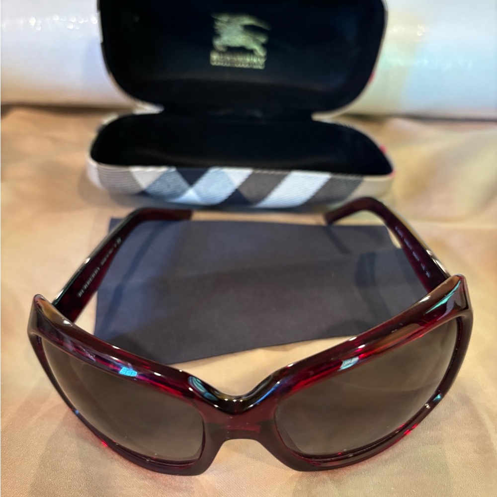 Burberry Burgundy Sunglasses